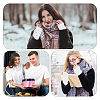 Warm Knitted Acrylic Fiber Heart Half Sleeve Gloves PW-WGC2DC6-03-5