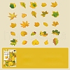 50Pcs Maple Leaf Theme Paper Stickers STIC-P017-C02-1