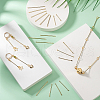   50Pcs 5 Sizes Brass Linking Bars KK-PH0010-51-5