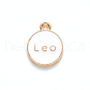 Alloy Enamel Pendants X-ENAM-S124-01A-04G-3