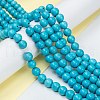 Natural Howlite Beads Strands G-C180-15C-4