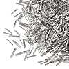 SUPERFINDINGS 450Pcs 2 Size Brass Folding Crimp Ends KK-FH0005-93-1