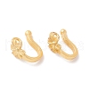 Rack Plating Brass S Hook Clasps KK-M223-06MG-4