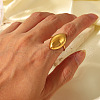 Stainless Steel Adjustable Open Cuff Rings EZ2313-1