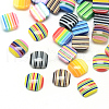 Resin Striped Cabochons CRES-S614-1