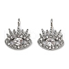 304 Stainless Steel Micro Pave Cubic Zirconia Charms STAS-K302-01B-P-1
