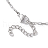 Stainless Steel Macrame Pouch Empty Stone Holder for Necklace Makings NJEW-JN04826-03-4