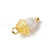 Flower Acrylic Charms PALLOY-JF03588-07-5