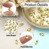 30Pcs Brass Micro Pave Cubic Zirconia Pendants ZIRC-CJ0001-19-6