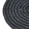 Frosted Natural Obsidian Beads Strands G-K389-C44-01-3