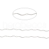 Non-Tarnish 304 Stainless Steel Link Chains STAS-D084-35P-2
