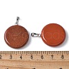 Natural Red Jasper Pendants G-A259-04P-05-3