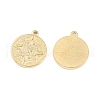304 Stainless Steel Pendants STAS-E481-04G-1