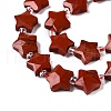 Natural Red Jasper Beads Strands G-T138-185-3