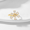 925 Sterling Silver Pave Cubic Zirconia Finger Rings for Women BB6413-4-3