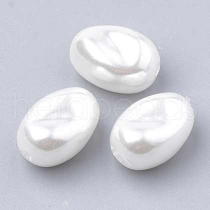 Eco-Friendly Plastic Imitation Pearl Beads X-MACR-T013-07-1