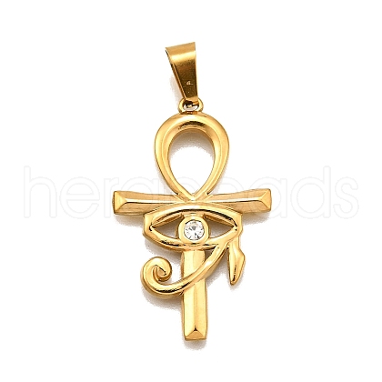 304 Stainless Steel Pendants STAS-B086-08G-1
