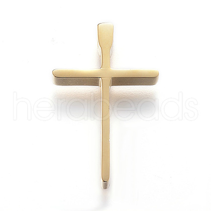 304 Stainless Steel Pendants STAS-H329-76G-1