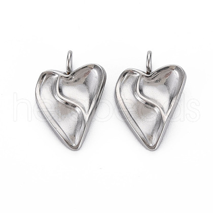 Non-Tarnish 304 Stainless Steel Pendants STAS-N097-119P-NR-1