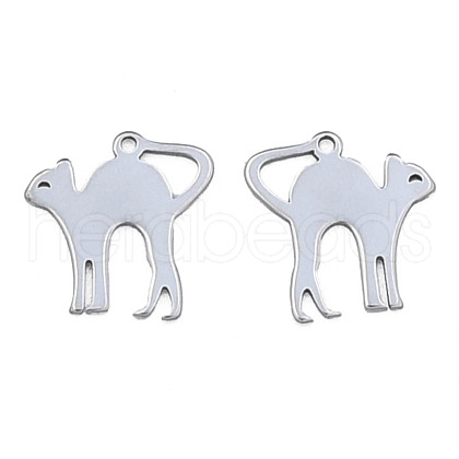 Non-Tarnish 201 Stainless Steel Charms STAS-N098-079P-1