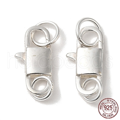 925 Sterling Silver Lobster Claw Clasps STER-D006-16S-1