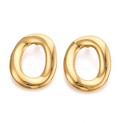 304 Stainless Steel Stud Earrings for Women EJEW-N059-13G-1