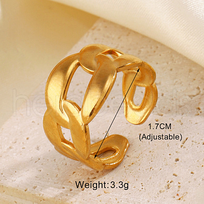 304 Stainless Steel Cuff Rings FS-WG5A8AF-05-1