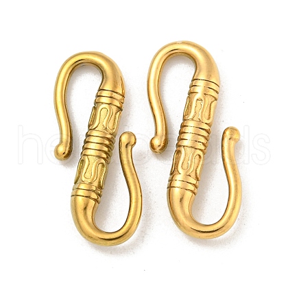 Ion Plating(IP) 304 Stainless Steel S-Hook Clasps STAS-N103-113G-1
