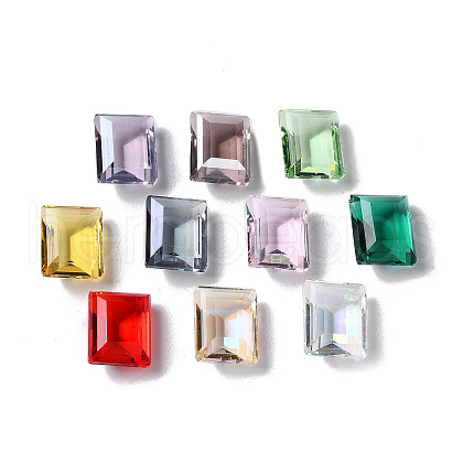 Transparent Glass Rhinestone Cabochons RGLA-B003-06A-1