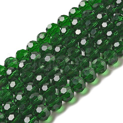 Transparent Glass Beads EGLA-A035-T10mm-D10-1