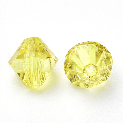 Transparent Acrylic Beads X-TACR-S146-4mm-09-1