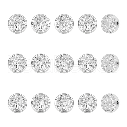 Unicraftale 15Pcs 316 Stainless Steel Beads STAS-UN0056-13-1