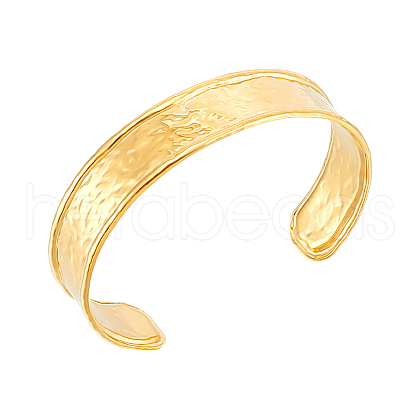 304 Stainless Steel Wide Cuff Bangles BJEW-WH0025-04-1