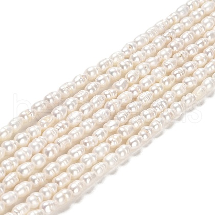 Natural Cultured Freshwater Pearl Beads Strands PEAR-E016-146-1