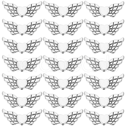 SUNNYCLUE 120Pcs Tibetan Style Alloy Angeltee Beads FIND-SC0009-36-1