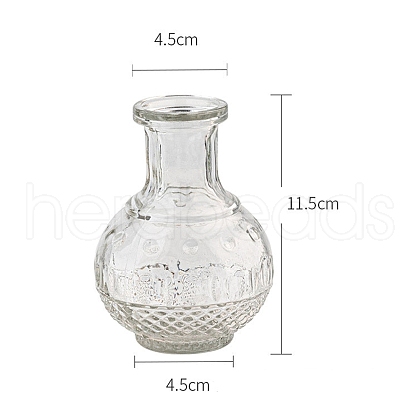 Mother's Day Embossed Glass Vase PW-WG51973-28-1