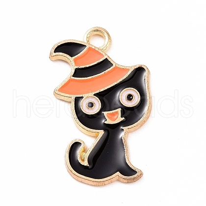 Alloy Enamel Pendants ENAM-M055-08G-1