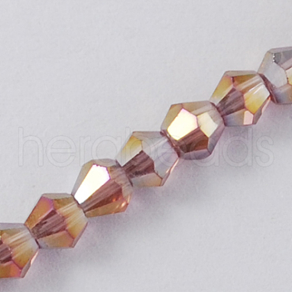 Glass Beads Strands EGLA-S056-3mm-01-1