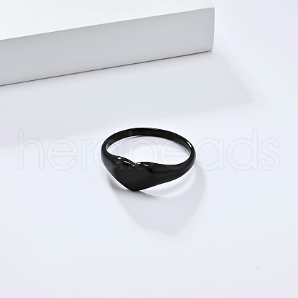 Heart 304 Stainless Steel Finger Rings for Women FS-WGDCCF4-10-1