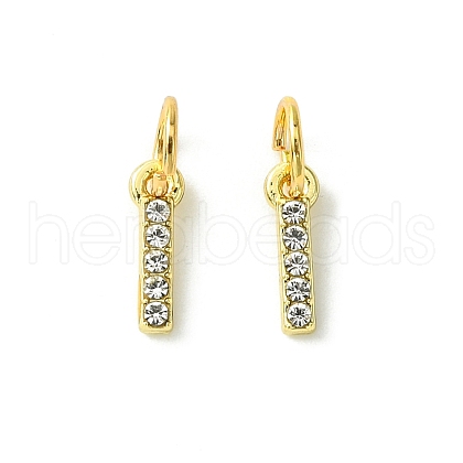 Rack Plating Alloy Rhinestone Pendants PALLOY-S187-01I-1