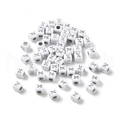 Opaque Acrylic Beads OACR-D282-06X-1