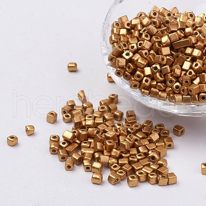Baking Paint Glass Glass Seed Beads SEED-R026-C01-1
