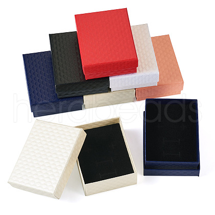 Rhombus Textured Cardboard Gift Storage Boxes CON-TAC0010-03A-06-1