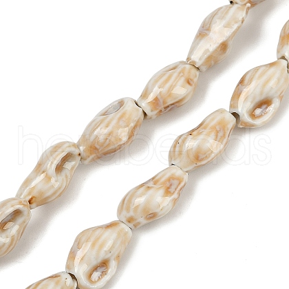 Ocean Series Handmade Porcelain Beads PORC-R002-04A-06-1