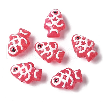 Handmade Lampwork Enamel Beads BLOW-D300-04D-1