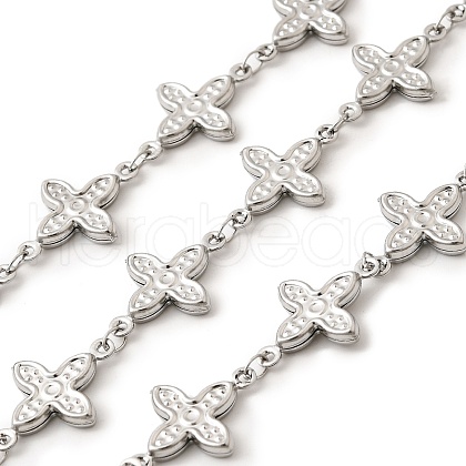 304 Stainless Steel Clover Link Chains CHS-C016-21P-1