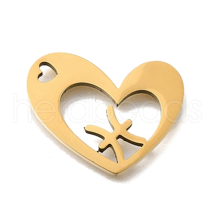 201 Stainless Steel Pendants STAS-A116-01G-12-1