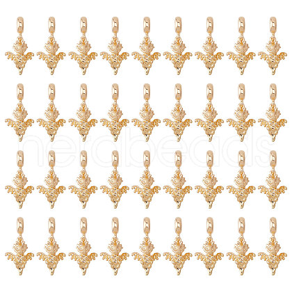 CHGCRAFT 36Pcs Alloy European Dangle Charms MPDL-CA0001-06G-1