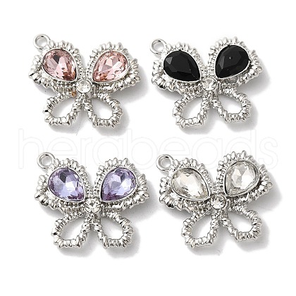 Butterfly Rack Plating Alloy Pendants FIND-I039-30P-1