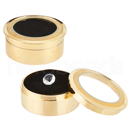 Alloy Loose Diamond Boxes CON-WH0104-11B-G-1